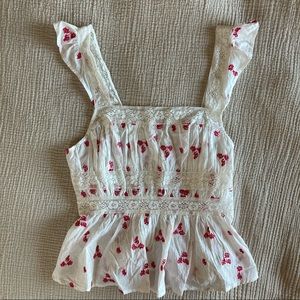 Free people embroidered tank